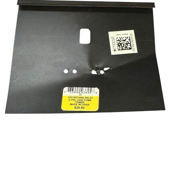 INC International Concepts Gold Hair Comb with Pearl Accent - Picture 3 of 4